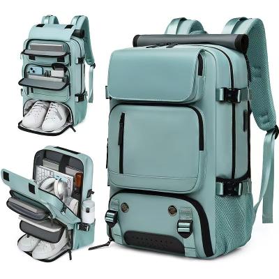 China Ultralight Unisex Travel Backpack Geometric Pattern Handheld to Backpack Convertible Zipper Hasp Closure Massive Storage for sale