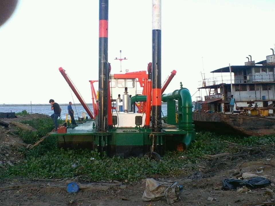 JMD500 Cutter suction dredger in Colombia(Lake cleaning and dredging)