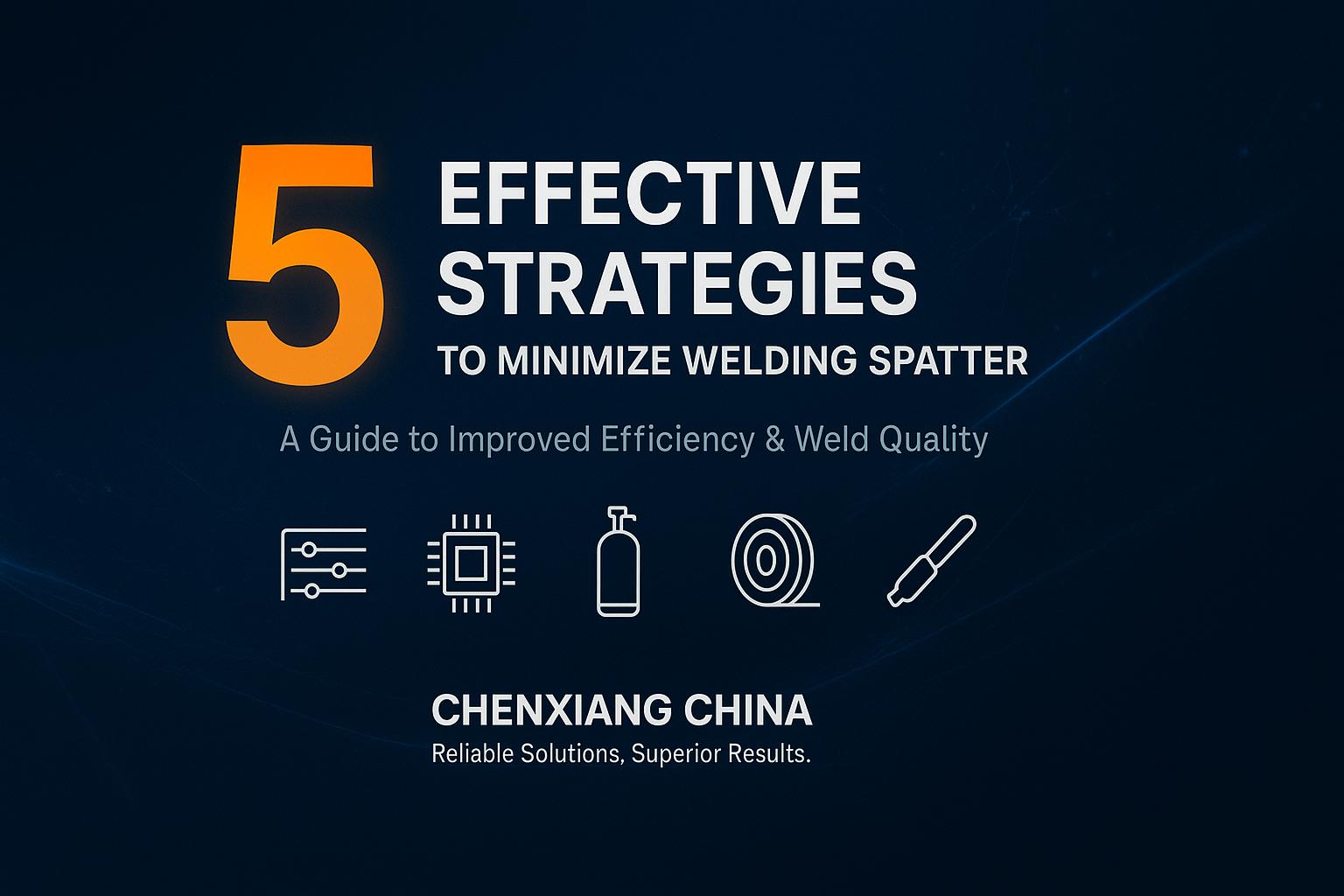 5 Effective Strategies to Minimize Welding Spatter for a Cleaner Operation