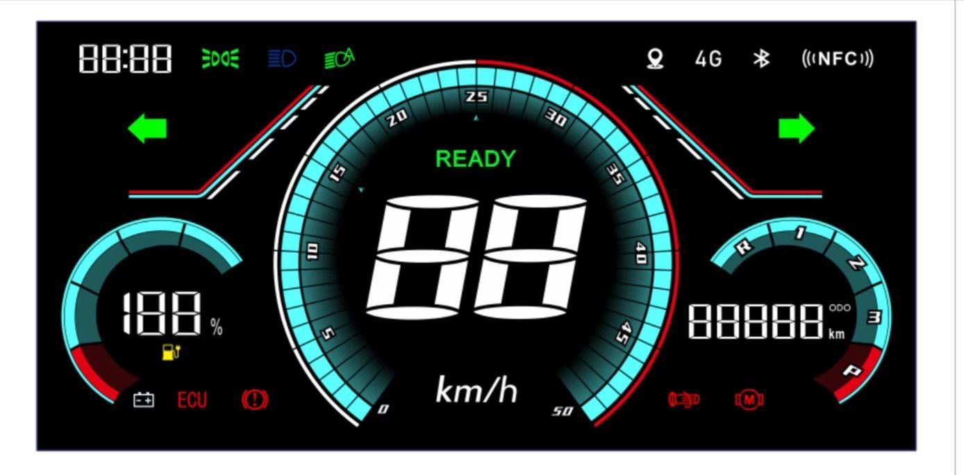 Automotive & Ebike lcd display