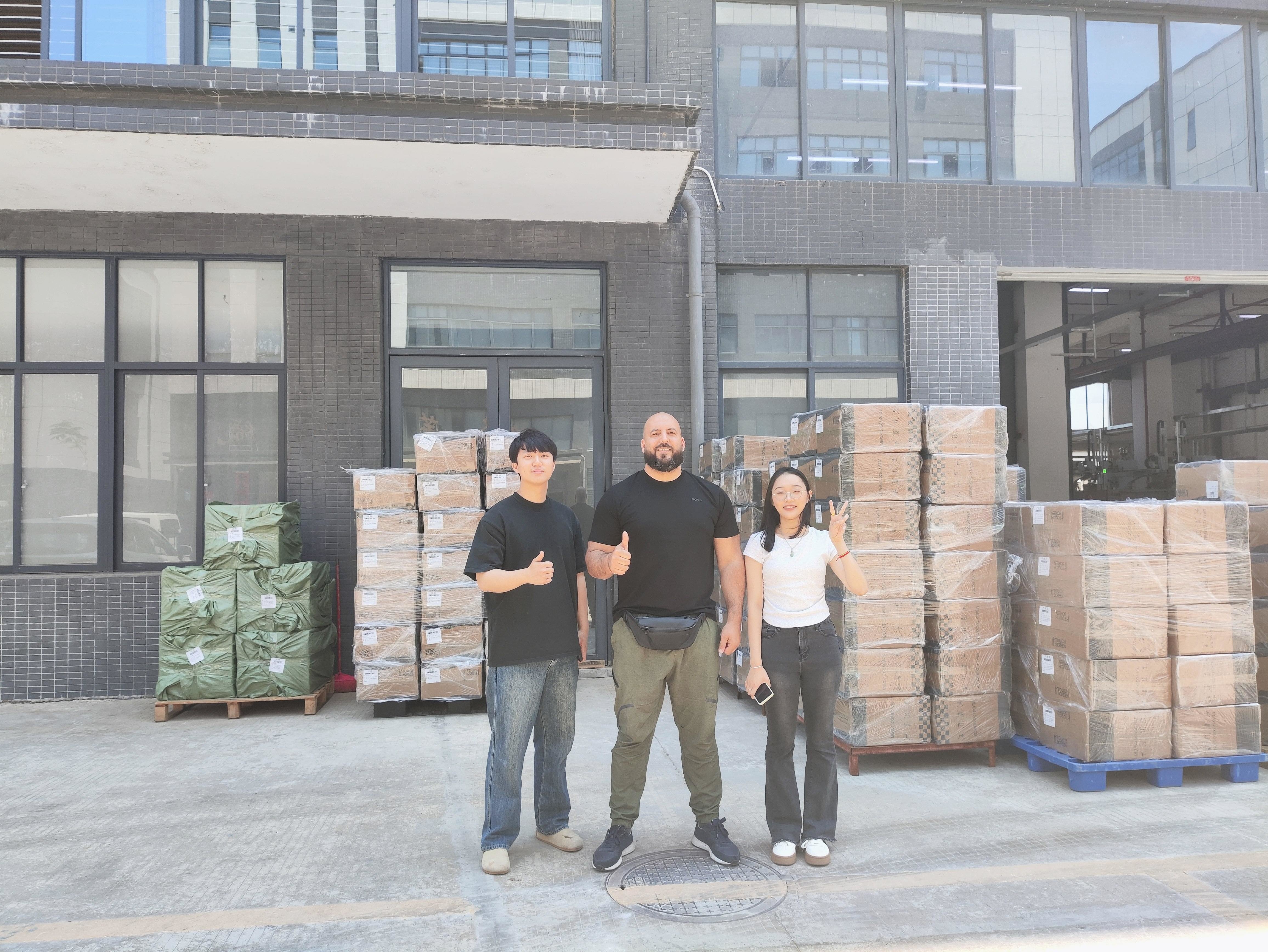 Customer is visiting our factory