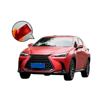 China Ceramics Red Car Wrap Vinyl  Car Body Stickers Film Color Change for Vehicle Car Wrapping for sale